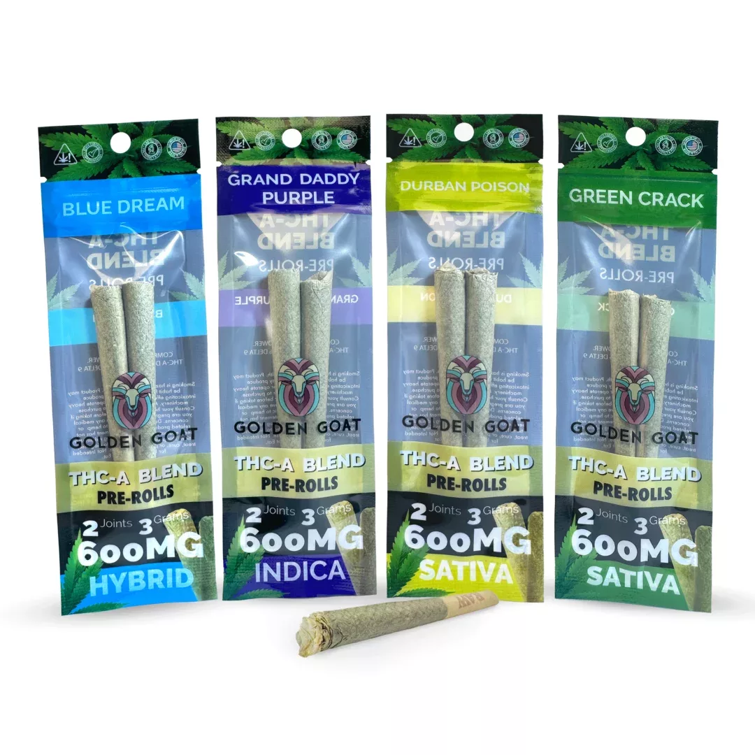 THC-A BLEND PRE-ROLLS, 600MG
